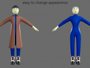 Cartoon characters-1 Modelo 3D