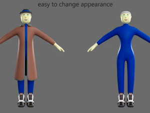 Cartoon characters-1 3D Model