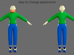 Cartoon characters-1 3D Model