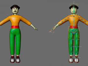 Cartoon characters-1 3D Model