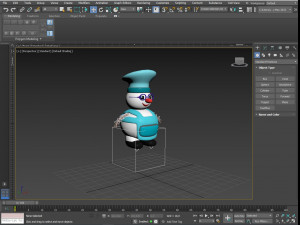 Cartoon characters-2 snowmen 3D Модель
