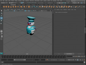 Cartoon characters-2 snowmen 3D Модель
