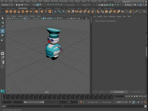 Cartoon characters-2 snowmen 3D Model