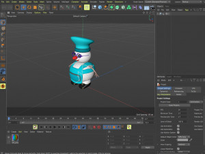Cartoon characters-2 snowmen 3D Модель