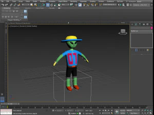 Cartoon characters-3 aliens 3D Model