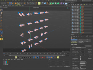 Cartoon hands 3D Model