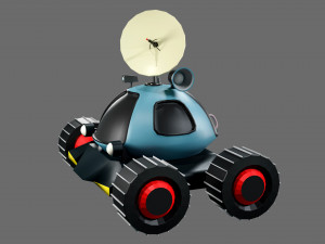 Low poly moon rover 3D 模型