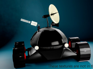 Low poly moon rover 3D 模型
