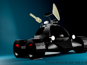 Low poly moon rover 3D 模型