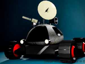Low poly moon rover 3D 模型