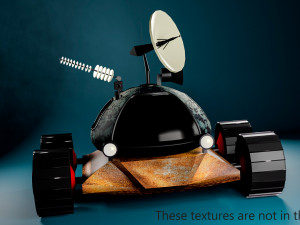 Low poly moon rover 3D 模型