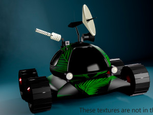 Low poly moon rover 3D 模型