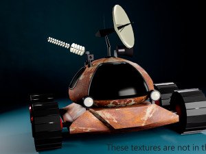 Low poly moon rover 3D 模型