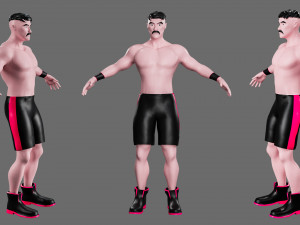 Characters-4 street fighter 3D मॉडल