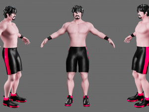 Characters-4 street fighter 3D मॉडल