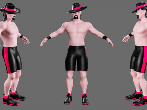 Characters-4 street fighter 3D मॉडल