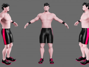 Characters-4 street fighter 3D मॉडल
