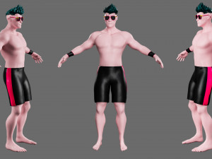 Characters-4 street fighter 3D मॉडल