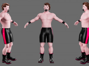 Characters-4 street fighter 3D मॉडल