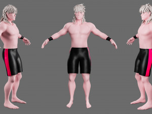 Characters-4 street fighter 3D मॉडल