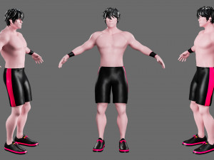 Characters-4 street fighter 3D मॉडल