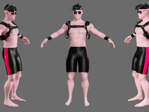 Characters-4 street fighter 3D Model
