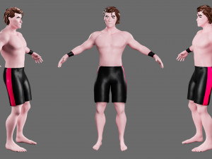 Characters-4 street fighter 3D मॉडल