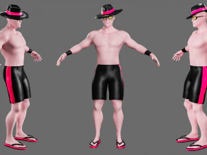 Characters-4 street fighter 3D Model