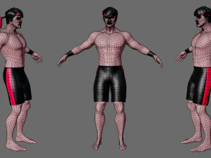 Characters-4 street fighter 3D Model
