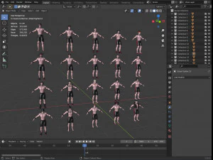Characters-4 street fighter 3D Model