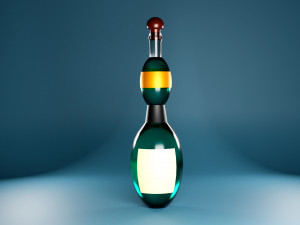 Flasks 3D Model