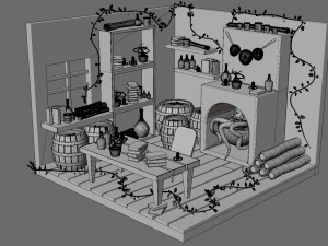 Witchs house 3D Модель