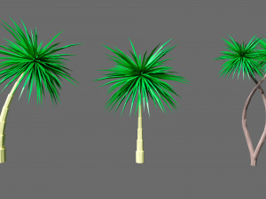 Cartoon vegetation 2 Modelo 3D