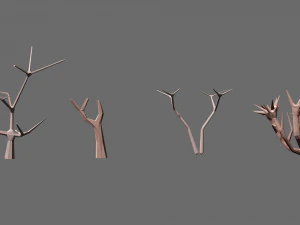 Cartoon vegetation 2 3D Model
