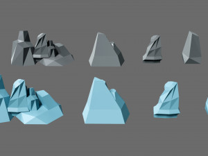 Cartoon vegetation 2 Modelo 3D