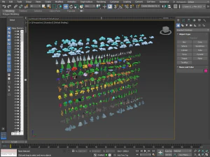 Cartoon vegetation 2 3D Model