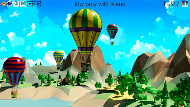 Wild island Modèle 3D .c4d .max .obj .3ds .fbx .stl .blend 