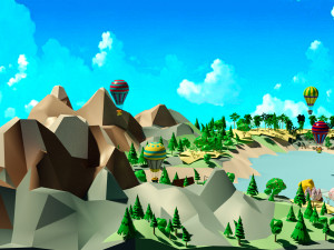 Wild island Modèle 3D