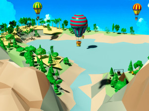 Wild island Modèle 3D