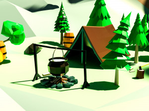Wild island Modèle 3D