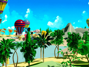 Wild island Modèle 3D