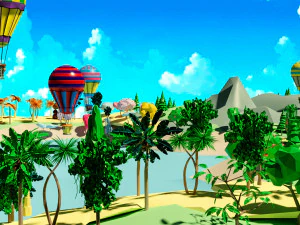 Дикий остров 3D Модель