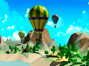 Wild island Modèle 3D