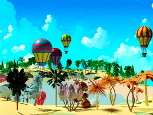 Wild island Modèle 3D