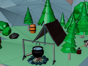 Wild island Modèle 3D