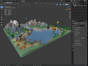 Wild island Modèle 3D