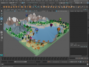 Wild island Modèle 3D
