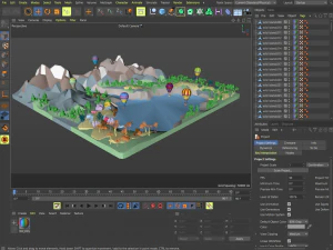 Дикий остров 3D Модель
