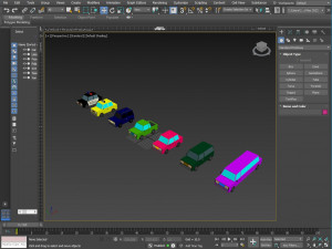 Low poly cars 3D Модель