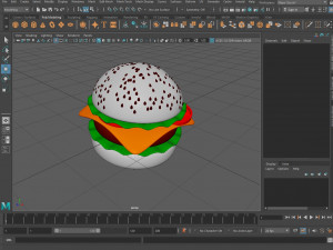 BURGER 3D MODEL hamburger Modelo 3D